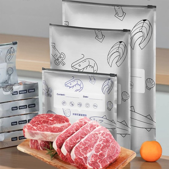 Aluminum Foil Zip Lock Storage Bag (10PCS)