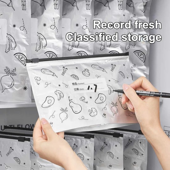 Aluminum Foil Zip Lock Storage Bag (10PCS)